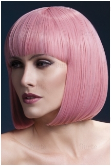 Šviesiai rožinės spalvos perukas Elise