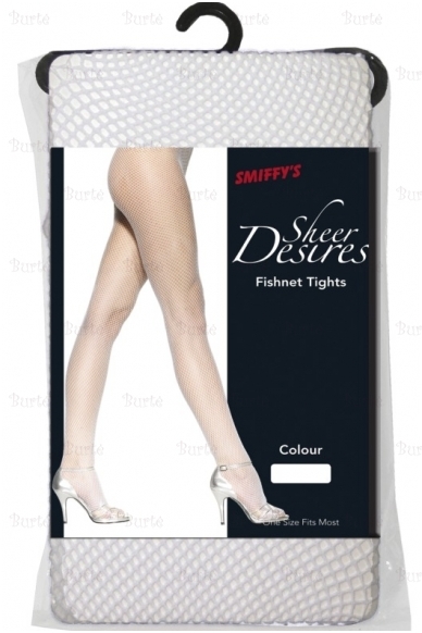 White Fishnet Tights - 42728   - Fever Collection