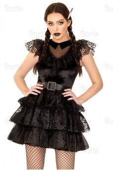 Black Guipure Dress
