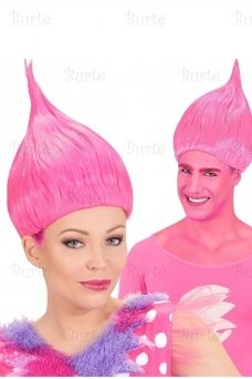 Troll wig, pink
