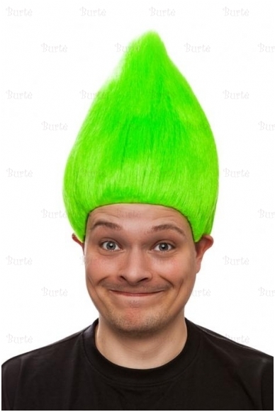 Trolio perukas, žalias