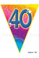 Flagbanner, 40 years