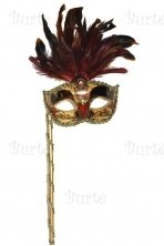 Venetian eye mask with stick