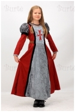 Viduramžių princesės suknelė