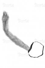 Bendable Plush Wolf Tail