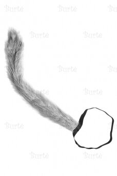 Bendable Plush Wolf Tail