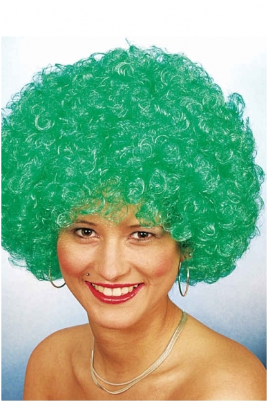 Зелёный парик клоуна 1