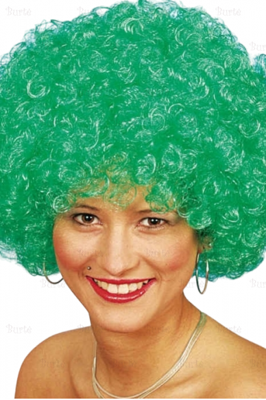 Зелёный парик клоуна