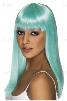 Glamourama Wig ,Neon Aqua