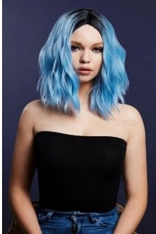 Нежно голубой парик - Кара